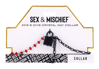 S&M EXS & OHS CRYSTAL DAY COLLAR