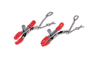 SEX AND MISCHIEF EXS AND OHS NIPPLE CLAMPS