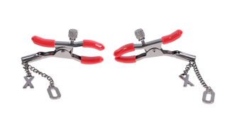 SEX AND MISCHIEF EXS AND OHS NIPPLE CLAMPS