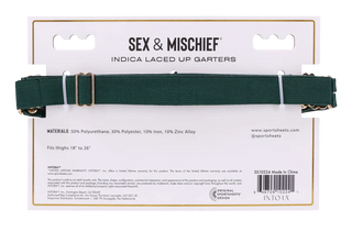 INDICA LACED UP GARTERS
