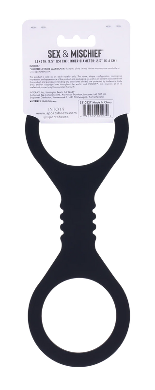 SEX AND MISCHIEF SHADOW SMALL SILICONE CUFFS