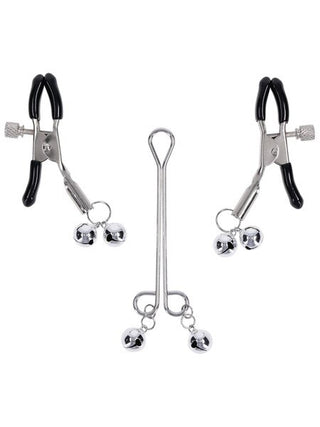 SEX AND MISCHIEF SHADOW BELL NIPPLE AND CLIT JEWELRY