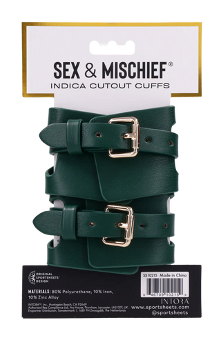 SEX & MISCHIEF INDICA CUTOUT CUFFS