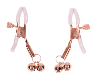 SEX AND MISCHIEF PEACHES AND CREAME BELL NIPPLE CLAMPS