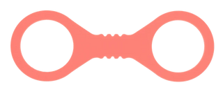 SEX AND MISCHIEF PEACHES AND CREAME  SILICONE CUFFS