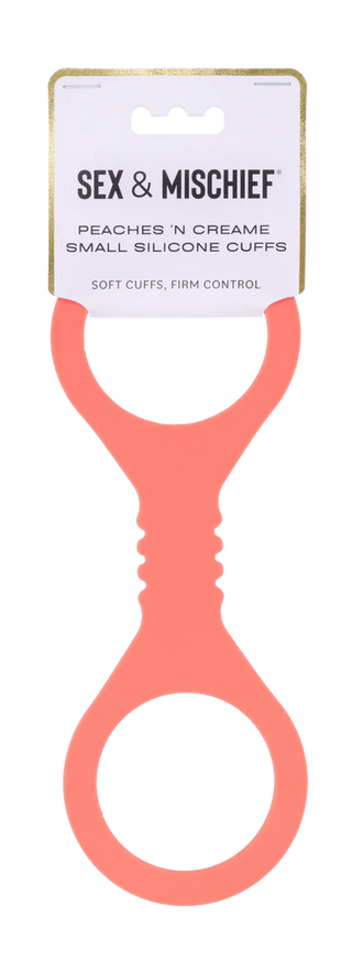 SEX AND MISCHIEF PEACHES AND CREAME  SILICONE CUFFS