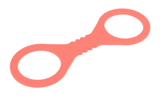 SEX AND MISCHIEF PEACHES AND CREAME  SILICONE CUFFS