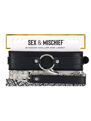SEX AND MISCHIEF SHADOW COLLAR AND LEASH