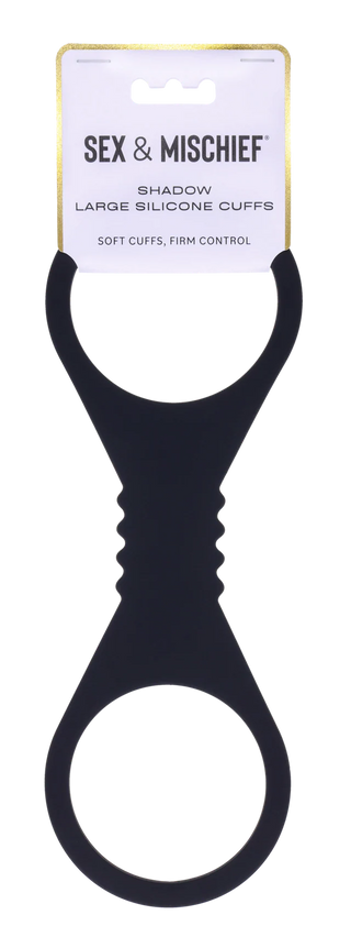 SEX AND MISCHIEF SHADOW LARGE SILICONE CUFFS