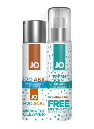 SYSTEM JO ANAL THICK LUBE AND MISTING TOY CLEANER BUNDLE