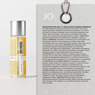 JO BAKE SHOPPE ORANGE CREAMPUFF LUBRICANT