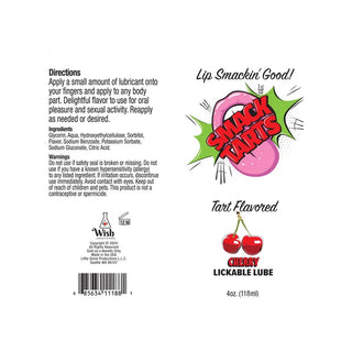 SMACK TARTS CHERRY LUBRICANT