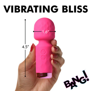 BANG 10X MINI SILICONE WAND - PINK