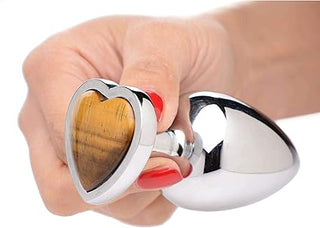 BOOTY SPARKS GEMSTONES TIGER EYE ANAL PLUG