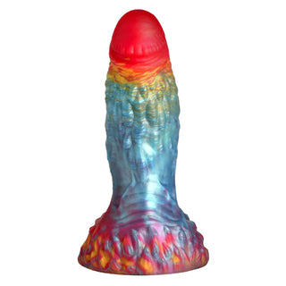 FANTASY RAINBOW PHOENIX 10X VIBRATING SILICONE DILDO