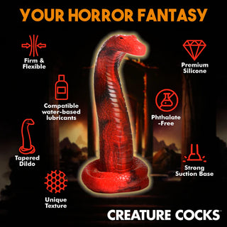 CREATURE COCKS KING COBRA DILDO