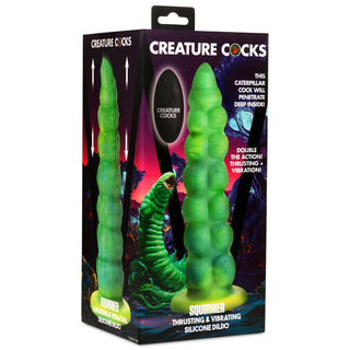 CREATURE COCKS SQUIRMER THRUSTING AND VIBRATING DILDO