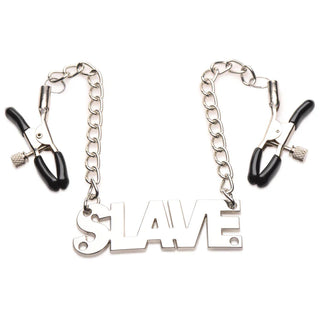 ENSLAVED SLAVE CHAIN NIPPLE CLAMPS