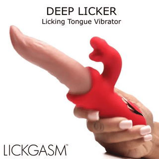 LICKGASM DEEP LICKER LICKING TONGUE VIBRATOR