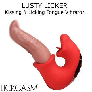 LICKGASM LUSTY LICKER KISSING & LICKING TONGUE VIBRATOR