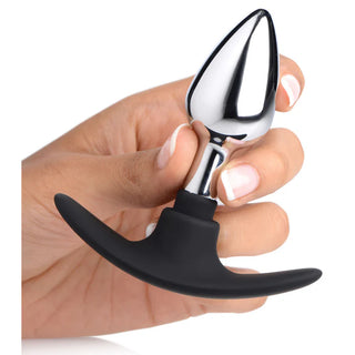 DARK INVADER METAL AND SILICONE ANAL PLUG