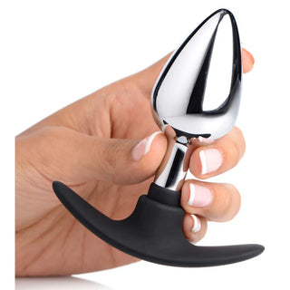 DARK INVADER METAL AND SILICONE ANAL PLUG