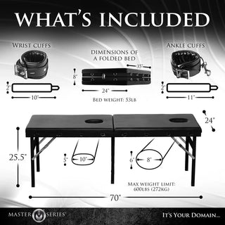 MASTER SERIES EXTREME BONDAGE TABLE