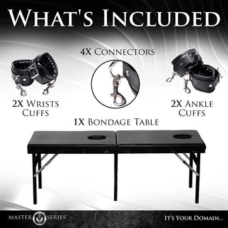 MASTER SERIES EXTREME BONDAGE TABLE