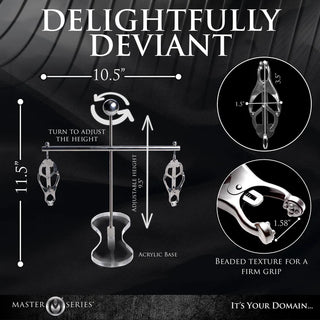MASTER SERIES TOWER OF PAIN NIPPLE CLAMPS