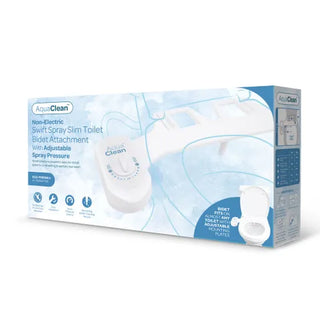 AQUACLEAN SWIFT SPRAY SLIM TOILET BIDET ATTACHMENT
