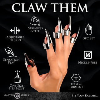 CLAWED 5 PIECE SENSATION PLAY RINGS