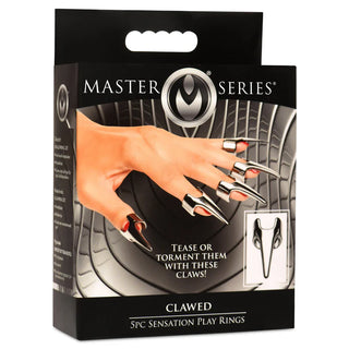 CLAWED 5 PIECE SENSATION PLAY RINGS