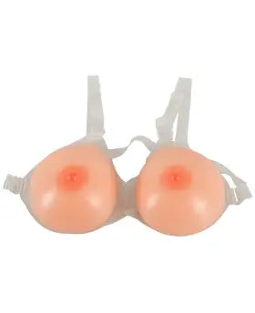COTTELLI ACCESSORIES SILICONE BREASTS WITH REMOVABLE STRAPS 800G