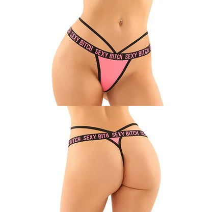 SEXY BITCH BRIEF AND THONG