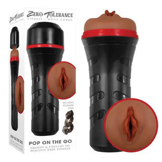 ZERO TOLERANCE POP ON THE GO STROKER DARK