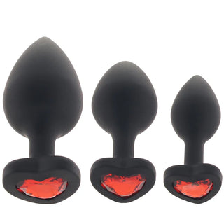 WHIPSMART HEARTBREAKER 3PC HEART ANAL TRAINING SET