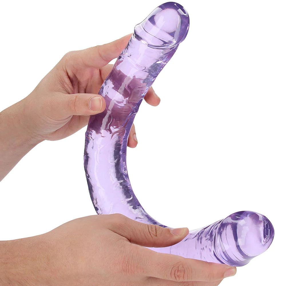 REALROCK CRYSTAL CLEAR DOUBLE DONG 18 INCH
