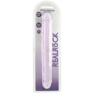 REALROCK CRYSTAL CLEAR DOUBLE DONG 13 INCH