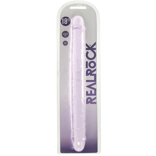 REALROCK CRYSTAL CLEAR DOUBLE DONG 18 INCH