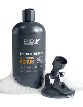 PDX PLUS SOOTHING SCRUB SHOWER THERAPY STROKER