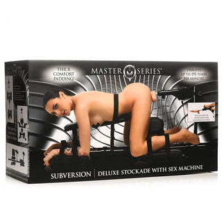 MASTER SERIES SUBVERSION STOCKADE WITH SEX MACHINE