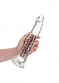 REALROCK REALISTIC SLIM DILDO 10 INCH CLEAR