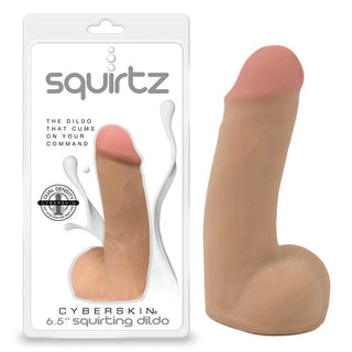 SQUIRTZ 6.5 INCH SQUIRTING DILDO