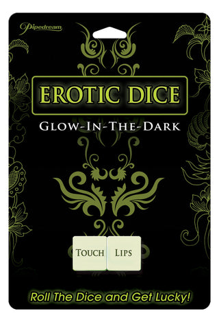 EROTIC DICE GLOW IN THE DARK