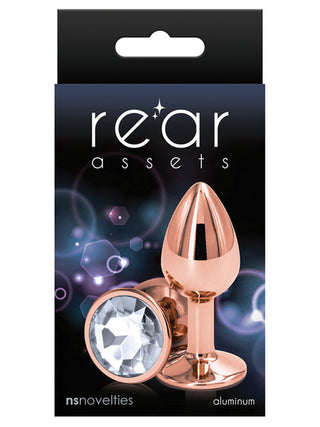 REAR ASSETS ROSE GOLD BUTT PLUG WITH CIRCLE