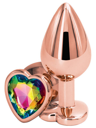 REAR ASSETS ROSE GOLD BUTT PLUG WITH HEART