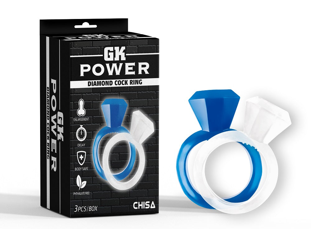 GK POWER DIAMOND COCK RING