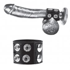 C & B GEAR - 1.5 INCH COCK RING WITH BALL STRAP
