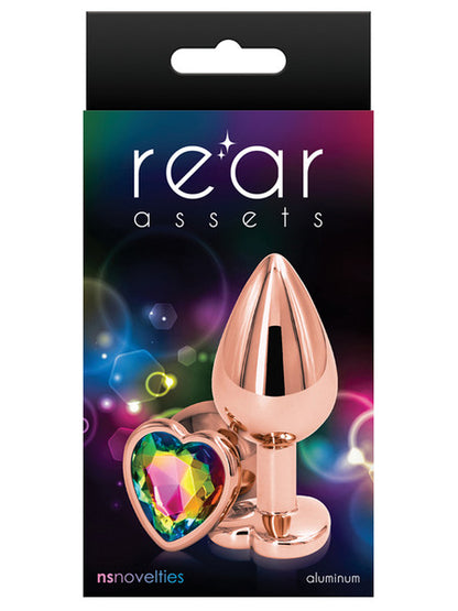 REAR ASSETS ROSE GOLD BUTT PLUG WITH HEART