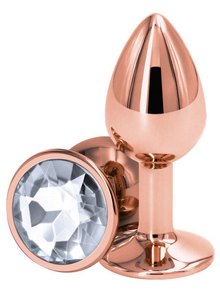 REAR ASSETS ROSE GOLD BUTT PLUG WITH CIRCLE